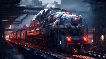 Urban Majesty: Cyber Locomotive Arrival