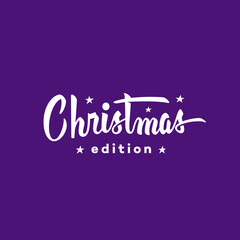 Christmas lettering