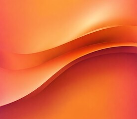 Abstract gradient smooth Orange background image by AI