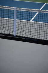 tennis court and net