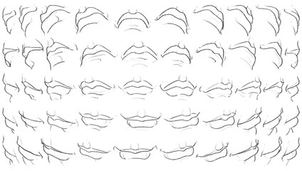 50 Mouths - Digital Art (3D to 2D)