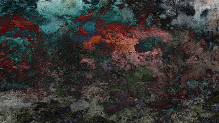 Texture of ocean green stone surface