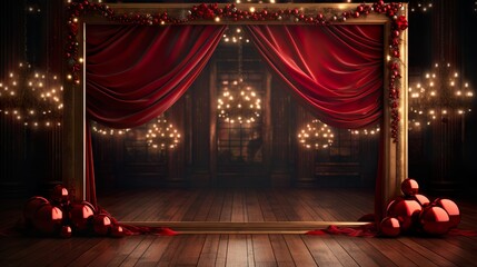 Concepto de lujo de felicitación. Generado por Ia.