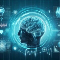 human brain. IA Generativa