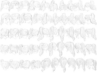 50 Heads - Digital Art (3D to 2D)