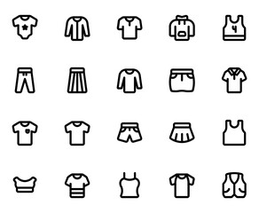 Clothes Line Icons