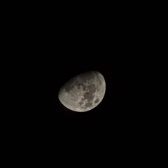 Half moon background - The Moon is an astronomical body that orbits planet Earth and is Earth's...