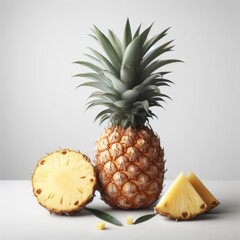 Sunny Pineapple Feast, GENERATIVE AI