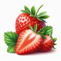 Ripe and Plump Strawberry Sensation, GENERATIVE AI