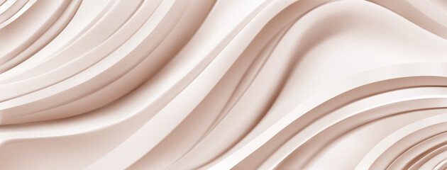 Abstract background with wavy surface in beige colors