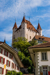 Obraz premium Le Château de Thoune en Suisse