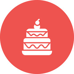 Two Layered Cake Icon