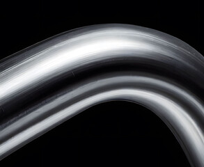 curved metal pipe