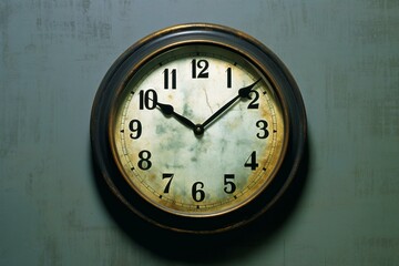 a clock showing 9 o'clock. Generative AI