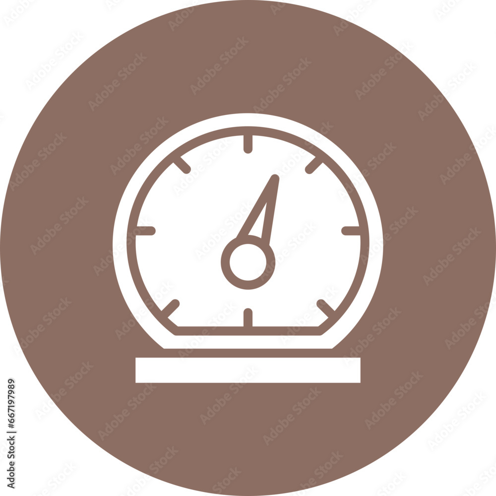 Sticker speedometer icon