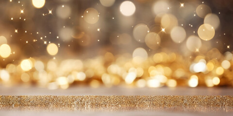 Luxury sparkling. Gold sparkle splatter border . Gold Foil Frame Gold brush strokes bokeh gold...