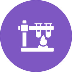 Burning Chemical Icon