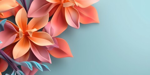 Beautiful abstract colorful floral design background. beautiful Generative AI AIG32