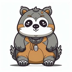 Naklejka premium Cartoon Art Graphic print