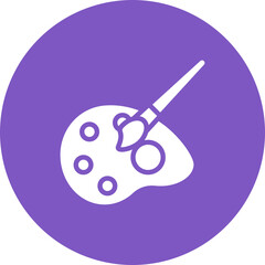 Paint Brush Pallete Icon