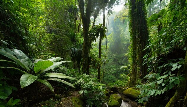 tropical rain forest in central america