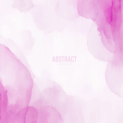 Pink Abstract watercolor background with clouds, pink watercolor