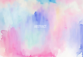 Abstract watercolor background, colorful watercolor