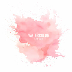 Pink watercolor background, Abstract watercolor background