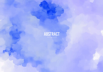 Abstract background, Blue watercolor