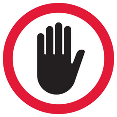 Hand sign push