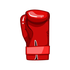 fist boxing gloves cartoon. competitive sportswear, training box, pair two fist boxing gloves sign. isolated symbol vector illustration