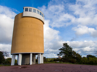 water tower in the countryside