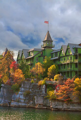 Autumn Colors on Mohonk Lake in Upstate New York