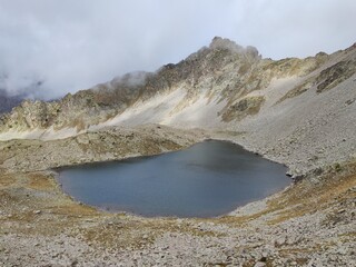 lake in the mountains.Pyreenes.Spain