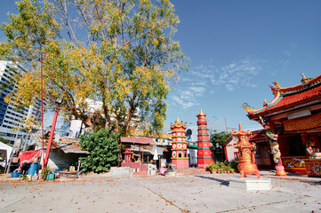 Obraz premium Hok Nguan Kong Shrine Temple in Phuket Town Thailand.