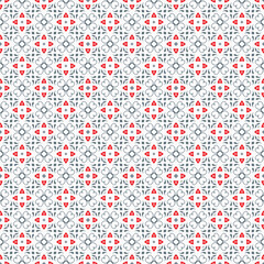 Multi color seamless abstract pattern. Background and backdrop. Multi Colored. Colorful ornamental design. Colored mosaic ornaments. Vector graphic illustration. EPS10.