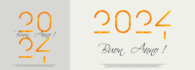 felice anno nuovo - buon anno 2024	