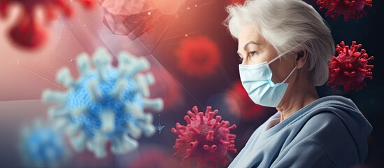 Doctor vaccinates elderly woman against COVID 19 improving immunity minimizing side effects and adapting to the new normal