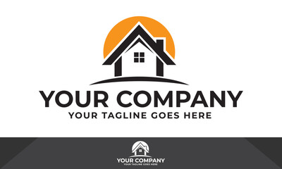Real Estate Logo Template, Home Logo Template, House Logo Template