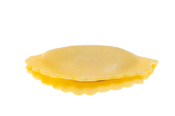 Italian ravioli isolated