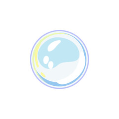 reflection soap bubbles cartoon. bubble fun, round shampoo, clear liquid reflection soap bubbles sign. isolated symbol vector illustration