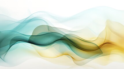 abstract colored background of smoke and waves on a white background.