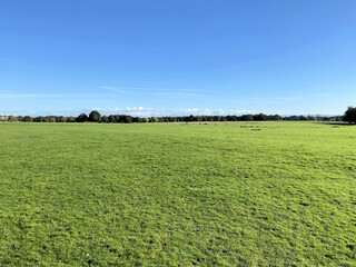 A view of the Cheshire Countryside near Knutsford on a sunny Autumn day