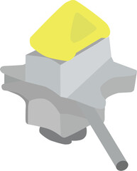 Manual twistlock transparent background