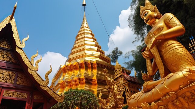  Golden Temple Chiang Mai doi Doi Suthep Buddha