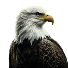 Obraz premium Mighty Harpy Eagle Portrait, GENERATIVE AI