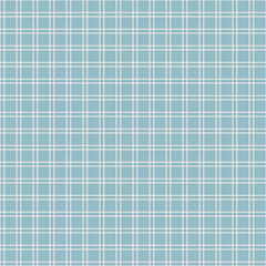 Blue checkered line vector pattern. Seamless tablecloth texture.
