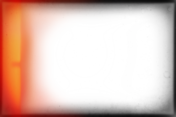 Retro photo  film lens vignette template with dust,  splatters and red glare  on transparent background. Template for design, vintage film effects, and  light leak