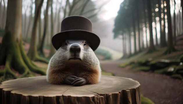 Groundhog's Woodland Whimsy