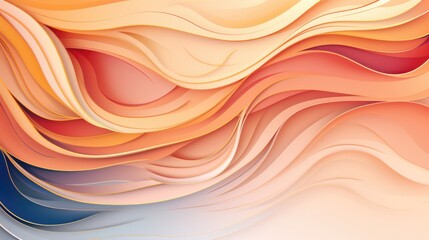 Obraz premium Paper Cut gold color background abstract art vector